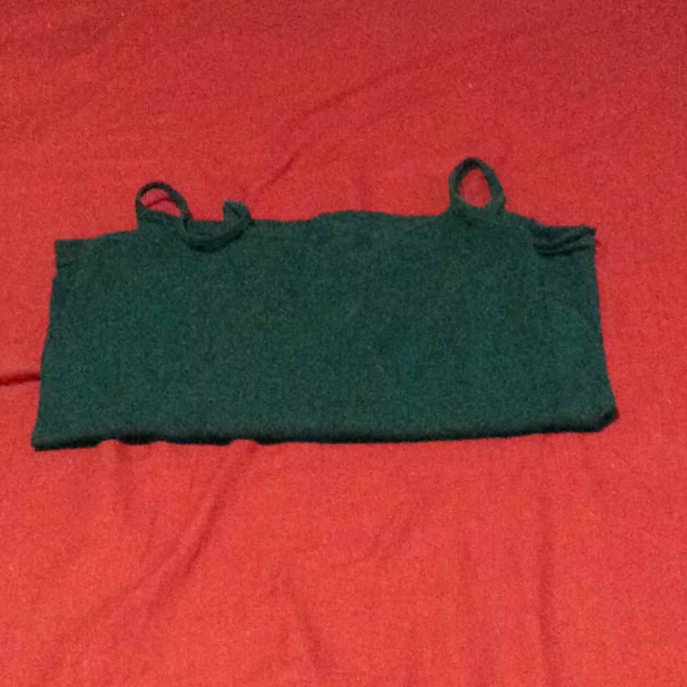 Green tank top